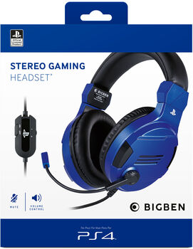 Bigben PS4 official leikjaheyrnartól - Blá