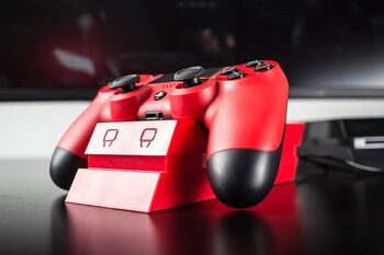 PS4: Tvöföld Venom hleðslustöð - Rauð