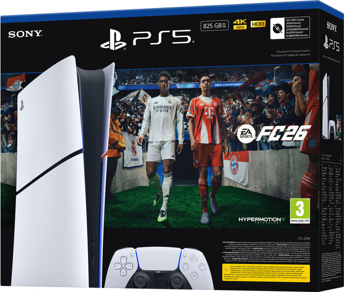 PlayStation 5 Slim stafræn leikjatölva - EA Sports FC 26