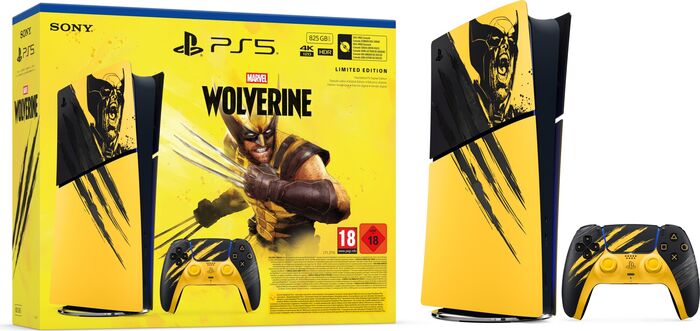 PlayStation 5 Slim leikjatölva - Stafræn útgáfa m. Marvel's Wolverine