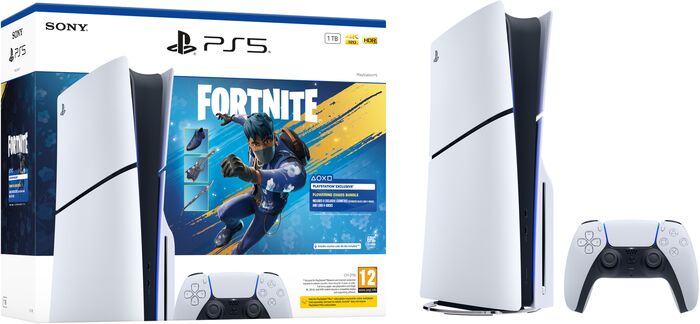 PlayStation 5 Slim leikjatölva - Fortnite Flowering Chaos Bundle