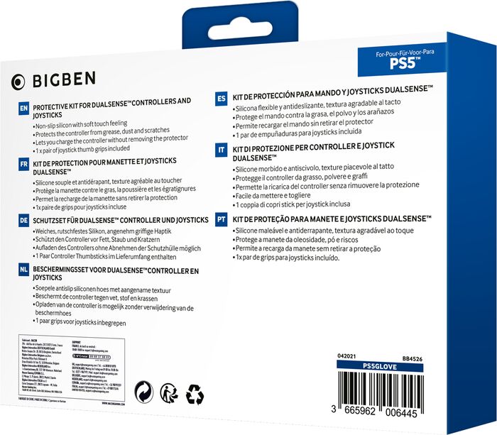 Bigben sílíkon hulstur fyrir Dualsense stýripinna