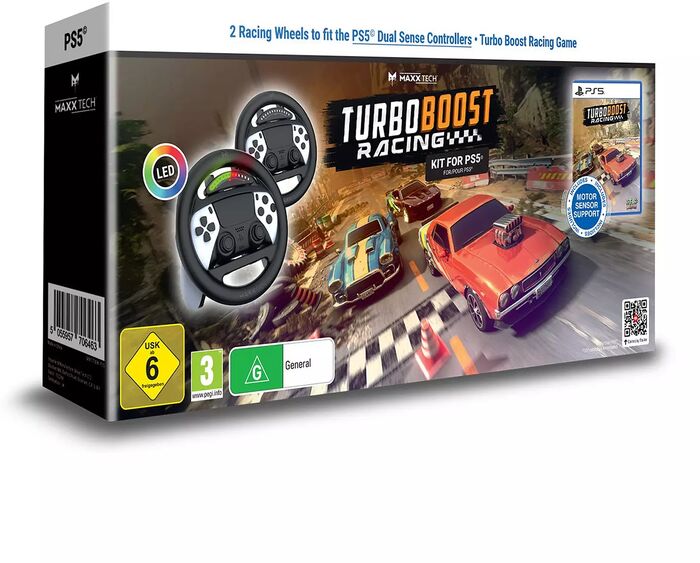 Maxx Tech Turbo Racing með stýri fyrir PS5