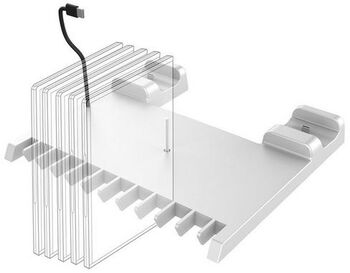 Bigben hleðslustandur fyrir PS5 Slim og 2 stýripinna