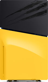 PlayStation 5 Slim cover Wolverine Battle Yellow