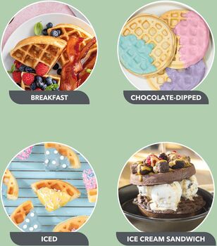 Petra Mini vöfflujárn - Grænt