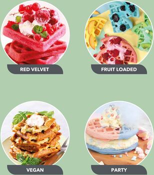 Petra Mini vöfflujárn - Grænt