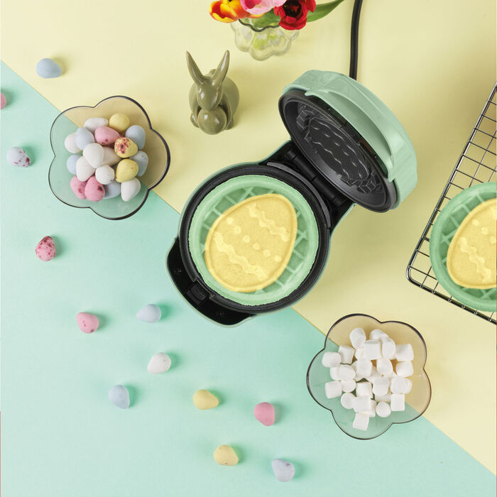 Petra Mini 5-í-1 vöfflujárn - Grænt