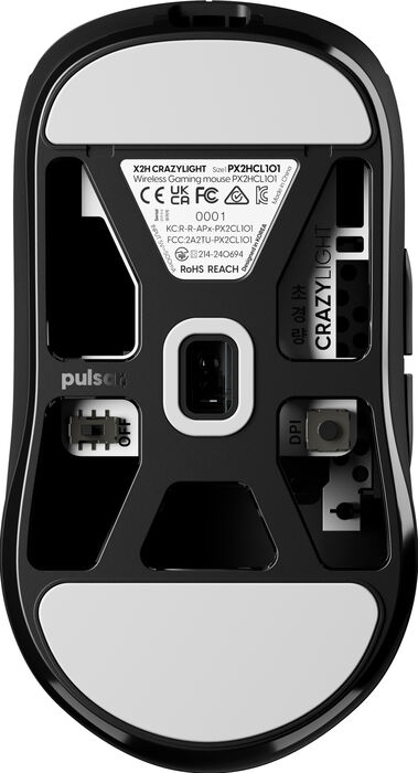 Pulsar X2H Crazylight Mini þráðlaus mús - Svört