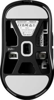 Pulsar X2H Crazylight Mini þráðlaus mús - Svört