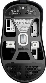 Pulsar Xlite Crazylight Mini þráðlaus mús - Svört