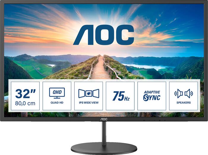 AOC 32" Q32V4EA tölvuskjár