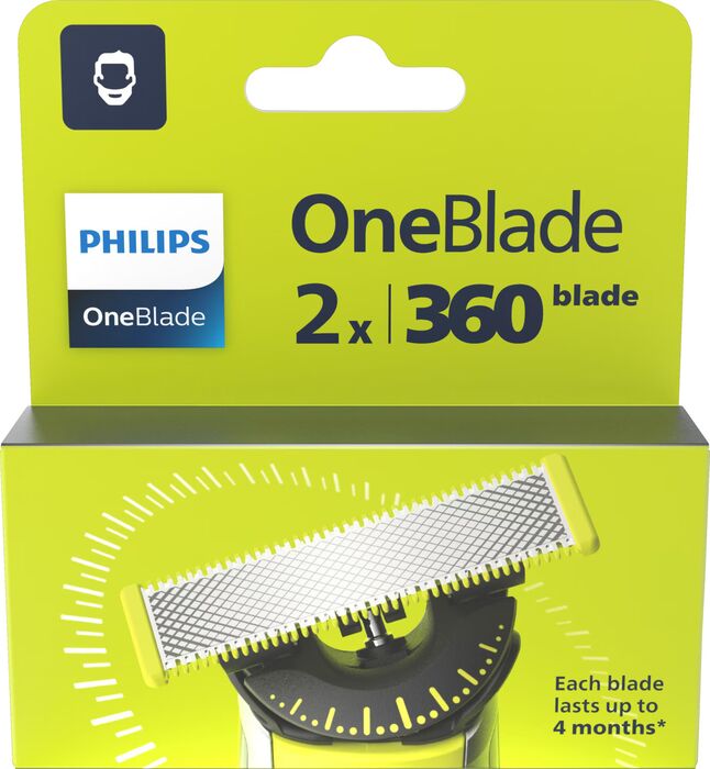 Product image not available for Philips OneBlade 360 2x auka rakvélablöð