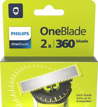 Product image not available for Philips OneBlade 360 2x auka rakvélablöð