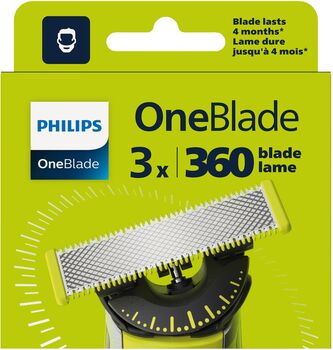 Philips OneBlade 360 3x auka rakvélablöð