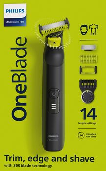 Philips OneBlade Pro skeggsnyrtir og rakvél