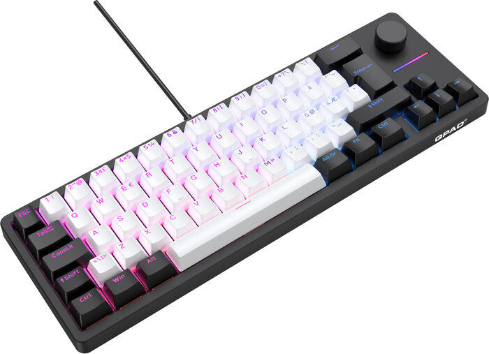 QPAD Loop Model 1 leikjalyklaborð - Svart