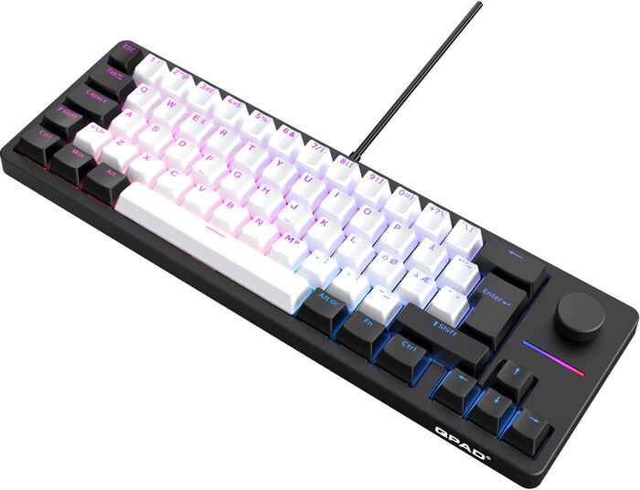 QPAD Loop Model 1 leikjalyklaborð - Svart