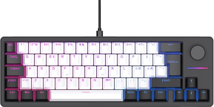 QPAD Loop Model 1 leikjalyklaborð - Svart