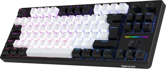 QPAD Loop Model 3 leikjalyklaborð - Svart