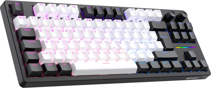 QPAD Loop Model 3 leikjalyklaborð - Svart