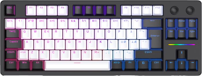 QPAD Loop Model 3 leikjalyklaborð - Svart