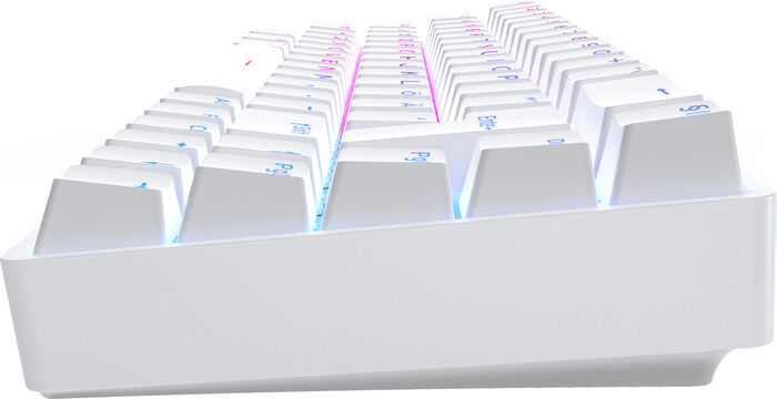 QPAD Flux 65 magnetic leikjalyklaborð - Hvítt