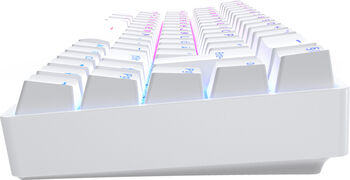 QPAD Flux 65 magnetic leikjalyklaborð - Hvítt