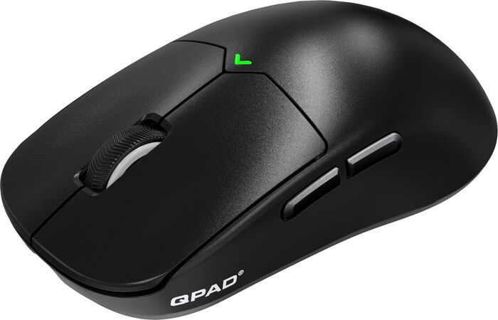 QPAD Mark Model 1 þráðlaus leikjamús - Svört