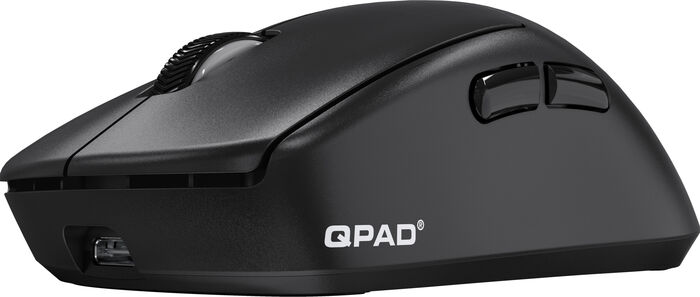 QPAD Mark Model 5 Vision þráðlaus leikjamús - Svört