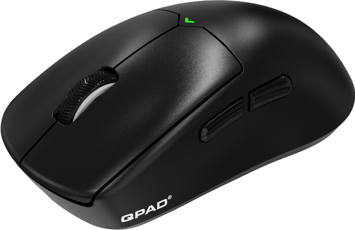 QPAD Mark Model 5 Vision þráðlaus leikjamús - Svört