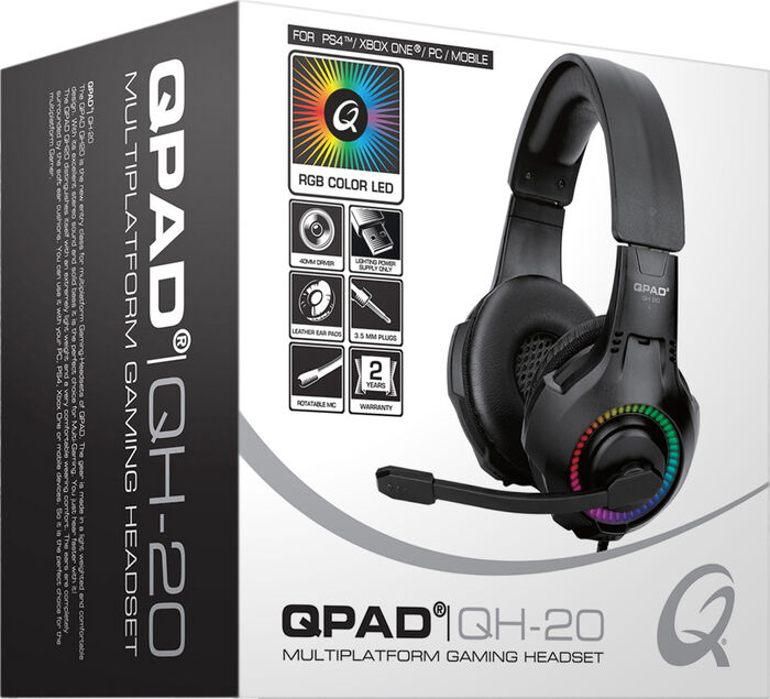 QPAD QH20 leikjaheyrnartól