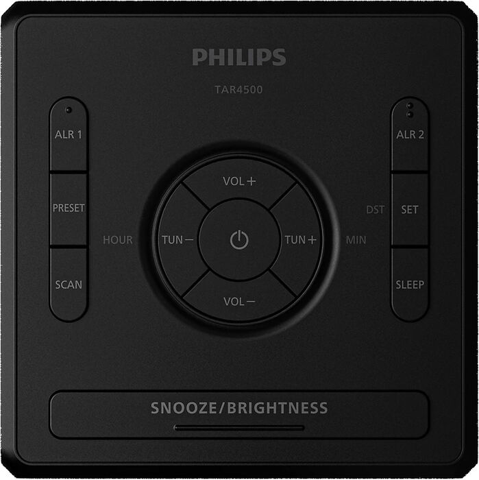 Philips útvarpsvekjari R4500 - Svartur
