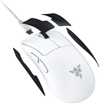 Razer DeathAdder V4 Pro þráðlaus leikjamús - Hvít