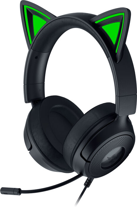 Razer Kraken Kitty V3 X leikjaheyrnartól - Svört