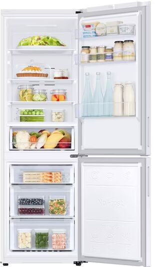 Samsung kæli- og frystiskápur - Hvítur RB33B610EWWEF 