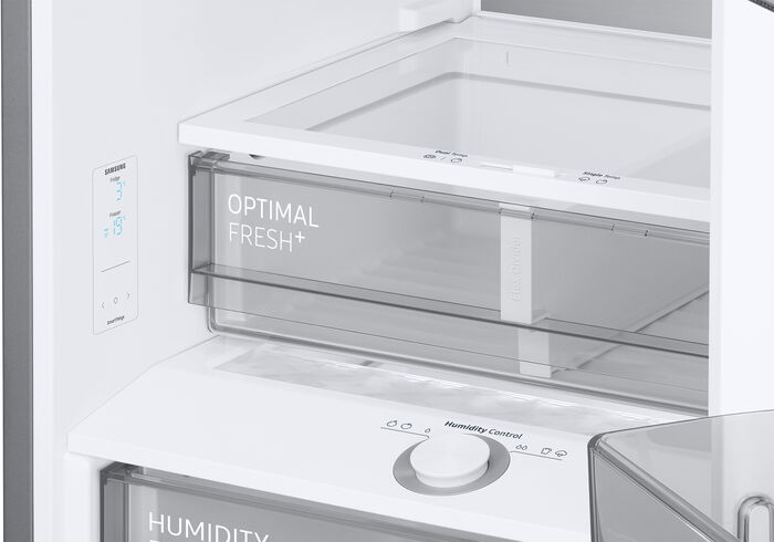 Samsung kæli- og frystiskápur RB34C705CB1EF - Svartur 