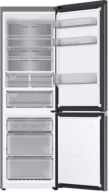 Samsung kæli- og frystiskápur - Svartur RB34C705DB1EF