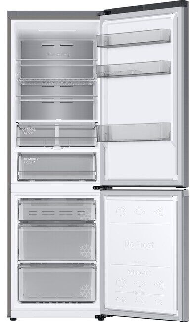 Samsung kæli- og frystiskápur - Stál RB34C705DS9EF 