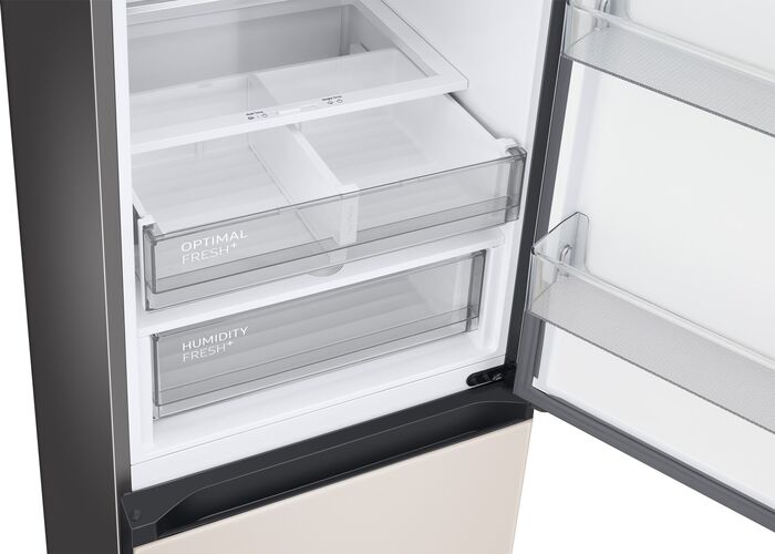 Samsung Bespoke kæli- og frystiskápur - Drapplitaður RB38A7B5D39