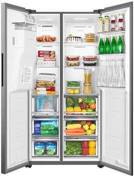 TCL tvöfaldur kæli- og frystiskápur RC591SXE1NE - Stál