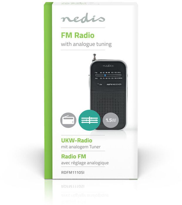 Nedis lítið ferðaútvarp 