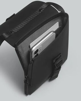 Gaston Luga Spläsh Mini Crossbody hliðartaska - Svört