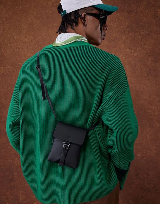 Gaston Luga Spläsh Mini Crossbody hliðartaska - Svört