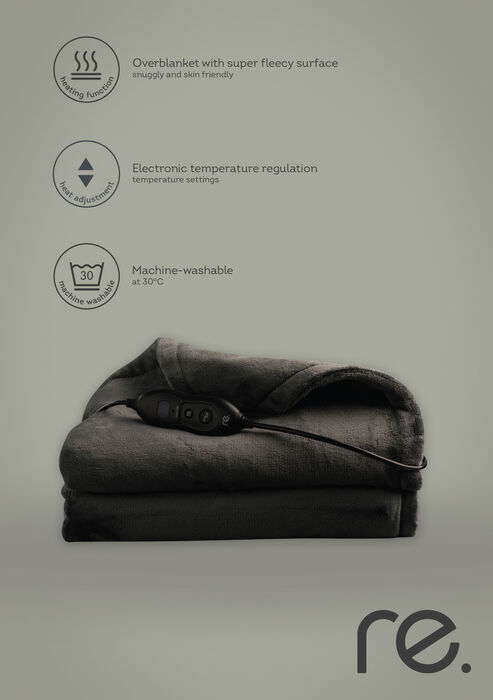 re. hitateppi - Grátt