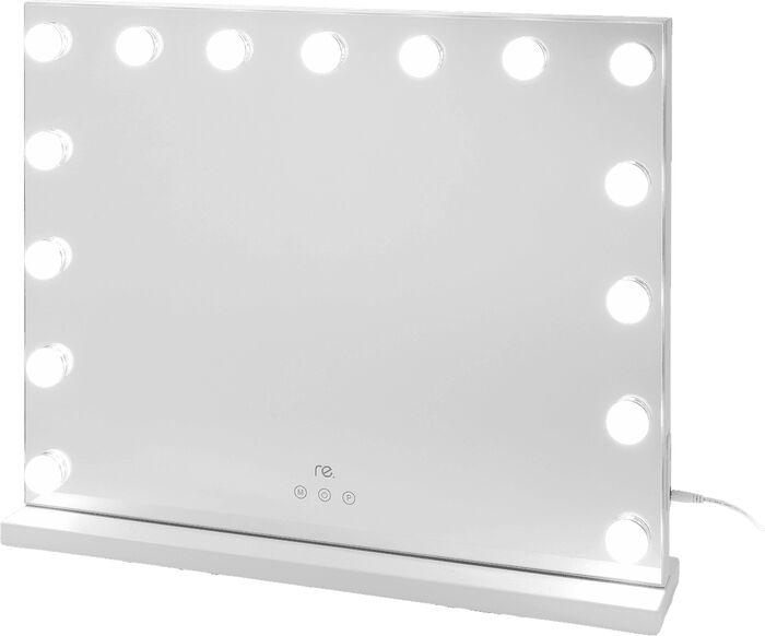 re. Hollywood spegill m. 15 ljósum