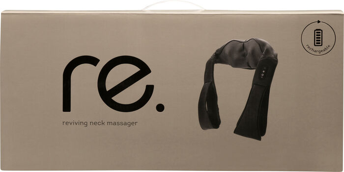 re. Axla- og hálsnuddtæki - Svart