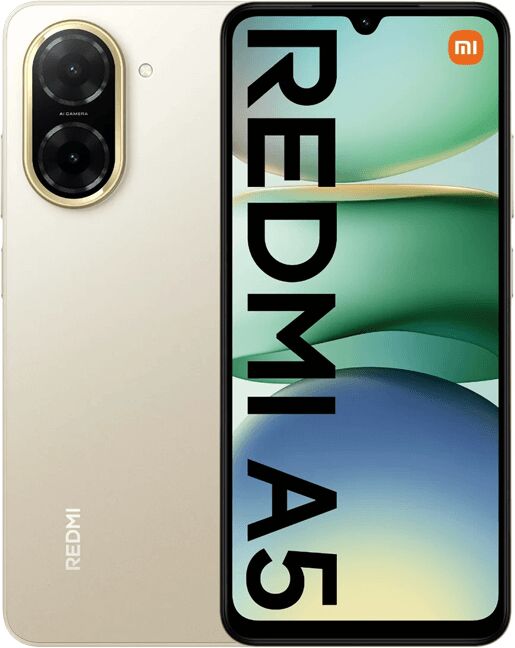 Redmi A5 64GB 4G snjallsími - Gylltur