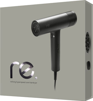 re. Hyperspeed Core hárblásari - Svartur