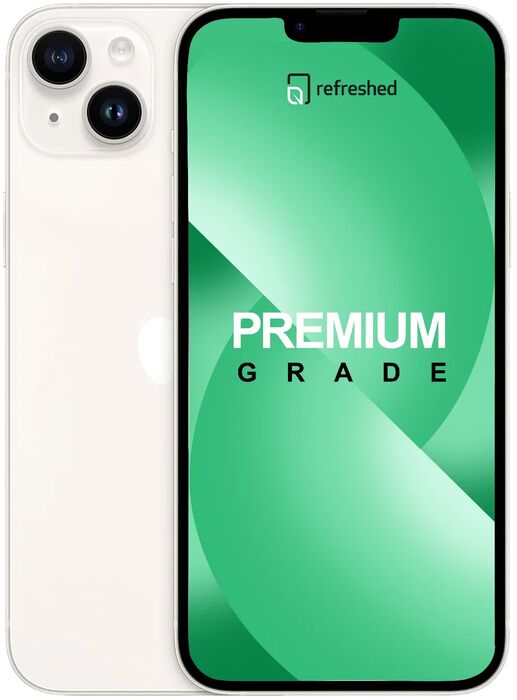 Uppgerður iPhone 13 128GB - Hvítur (Premium einkunn)